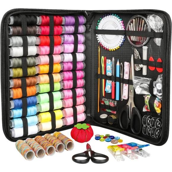 Sewing Kit for Adults 206 Pcs Thread and Needle Kit 41 XL Upgrade Spools - Picture 1 of 6